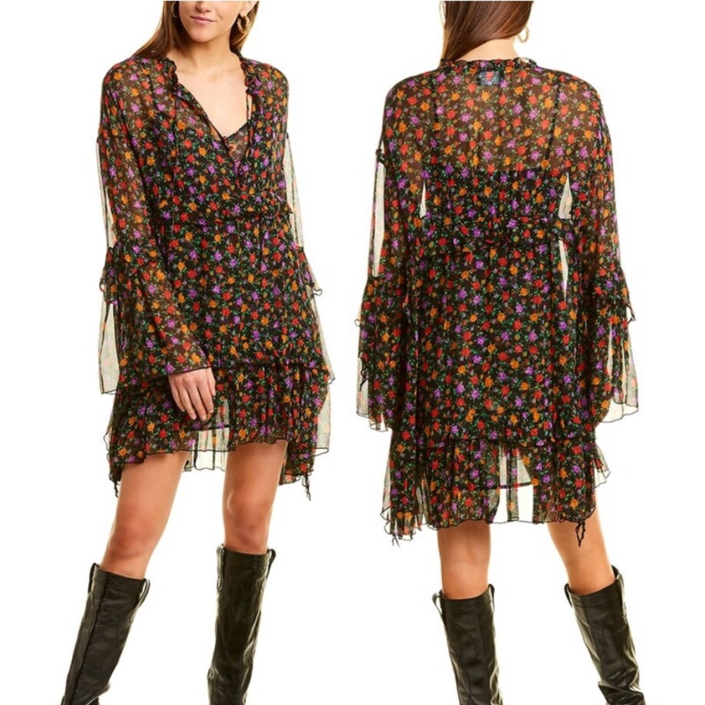 The kooples silk mini dress